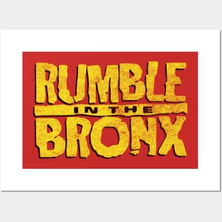 Rumble in the Bronx - Vintage 80s Distressed Posters and Art